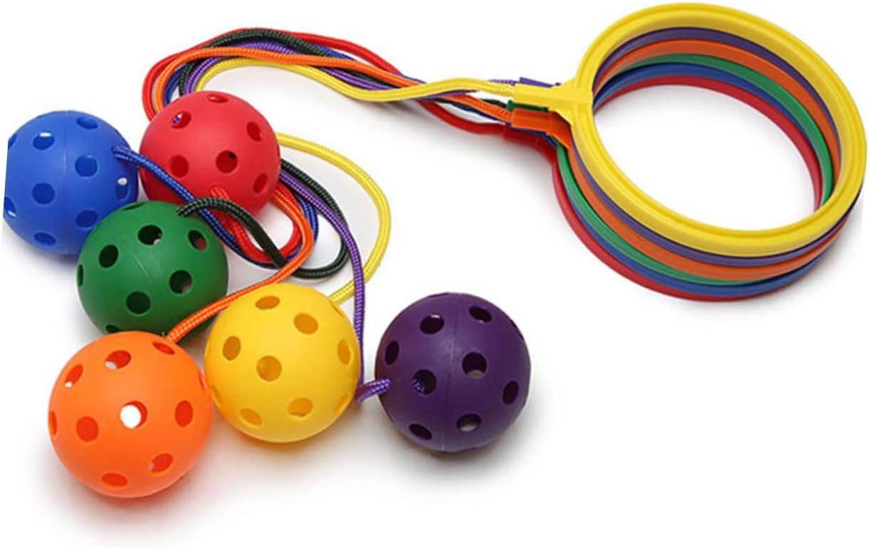ibasenice 4 piezas de juguetes para niños al aire libre Juguetes para niños al aire libre Juguetes para niños Juegos de deportes en casa Fitness