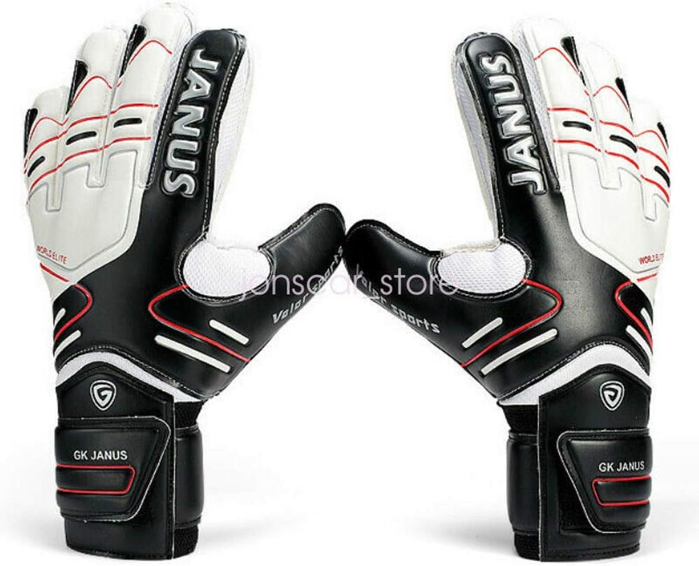 Guantes de portero de fútbol profesional para niños y adultos y jóvenes con protección para los dedos de látex para fútbol y portero