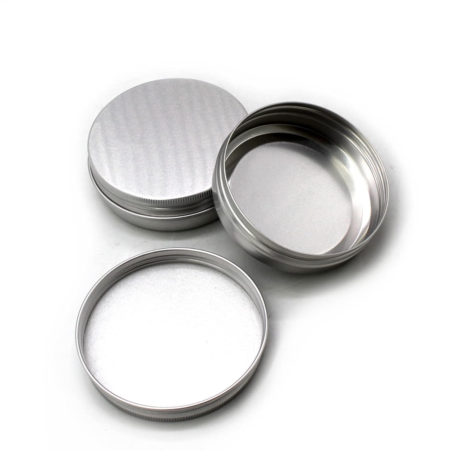 X-Haibei Contenedor de 2 latas para loción, barra de jabón, cera para el cabello, humectantes para la piel, champú sólido, barras de acondicionador