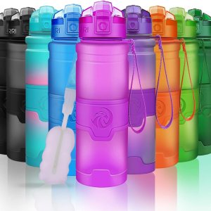 Botella de agua deportiva Zorri, 13.5, 17, 23.6 onzas, sin BPA, a prueba de fugas, ligera, para exteriores, campamento, ciclismo, fitness, gimnasio, Botella de agua deportiva Zorri, 13.5, 17, 23.6 onzas, sin BPA, a prueba de fugas, ligera, para exteriores, campamento, ciclismo, fitness, gimnasio,