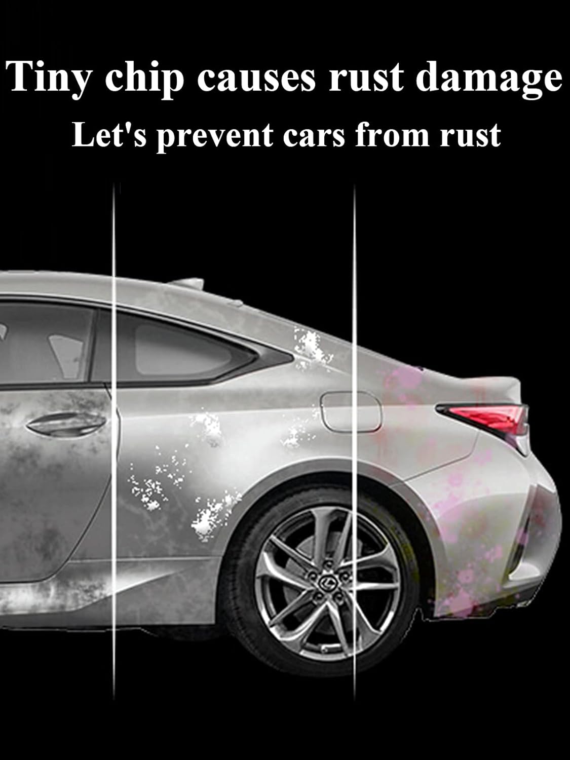 SYOAUTO Lunar – Pintura de retoque plateado para autos, pintura de retoque automático, reparación de arañazos, pintura automotriz, removedor de