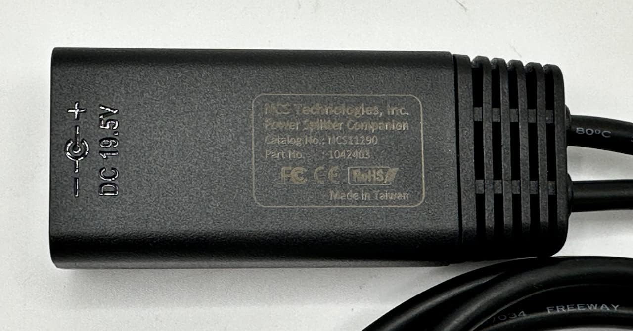 NCS Technologies – Divisor de potencia con 8 adaptadores de punta de alimentación tamaños N1, N3, N4, N11, N13, N14, N24, N29