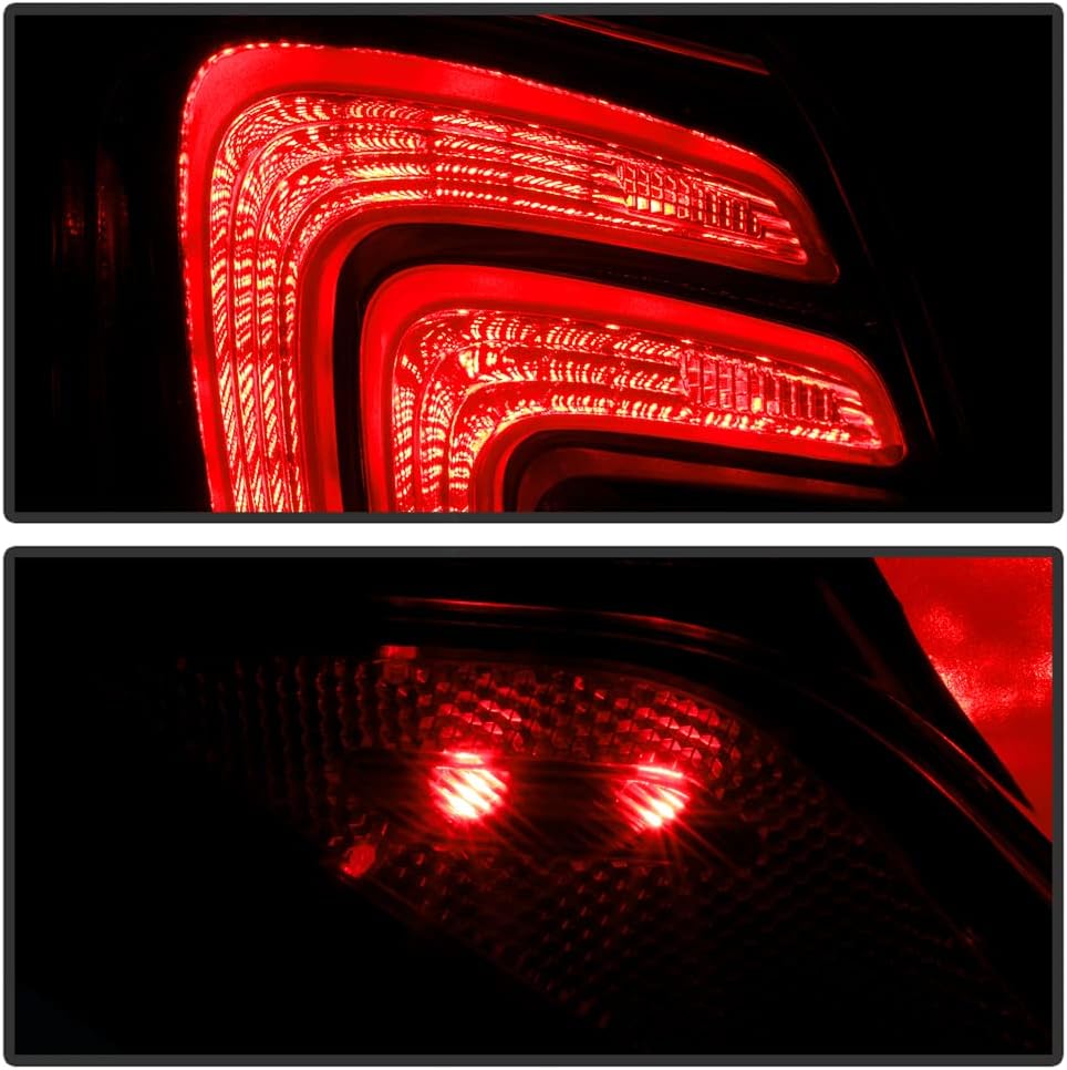 ACANII – Para 2017-2022 Buick Encore Rojo Claro OE Estilo de Fábrica LED Luz Trasera Lámpara de Freno Reemplazo Lado Izquierdo del Conductor