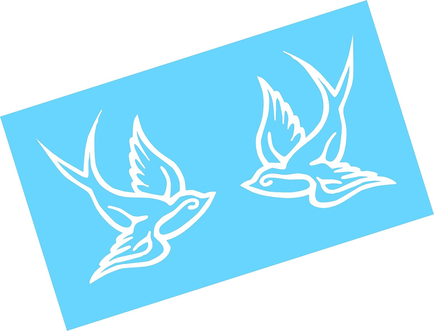 SPARROW Swallow Bird Set Tattoo Decal Vinyl Sticker Love Car Truck Laptop