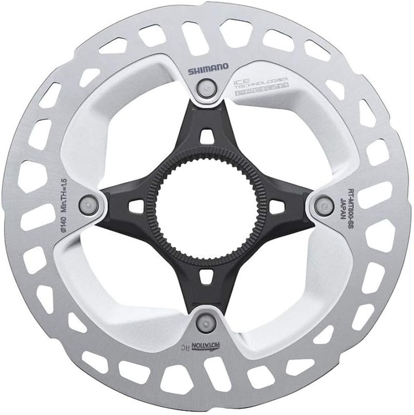 Shimano RT-MT800-SS Rotor de disco – 5.512 in, bloqueo central, platanegro