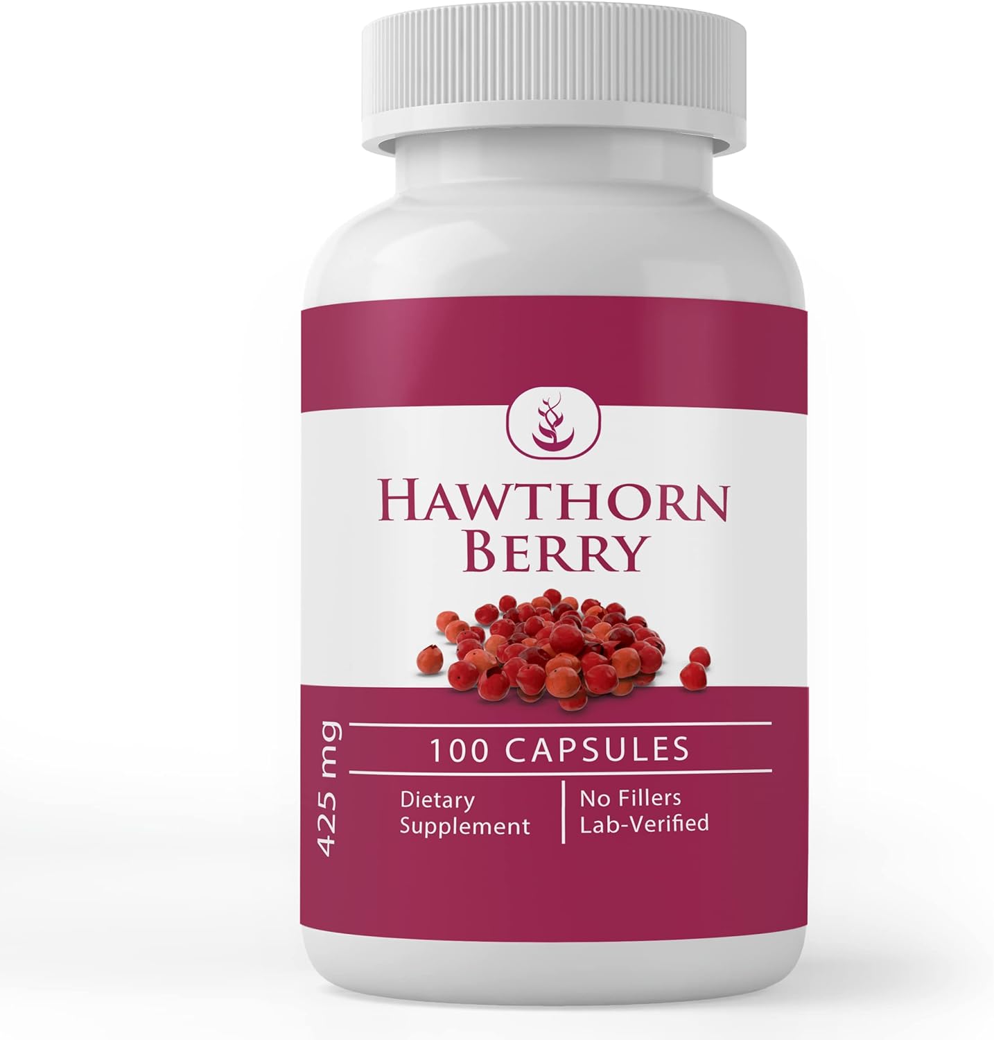PURE ORIGINAL INGREDIENTS Hawthorn Berry, (100 cápsulas) siempre puro, sin aditivos ni rellenos, verificado por laboratorio