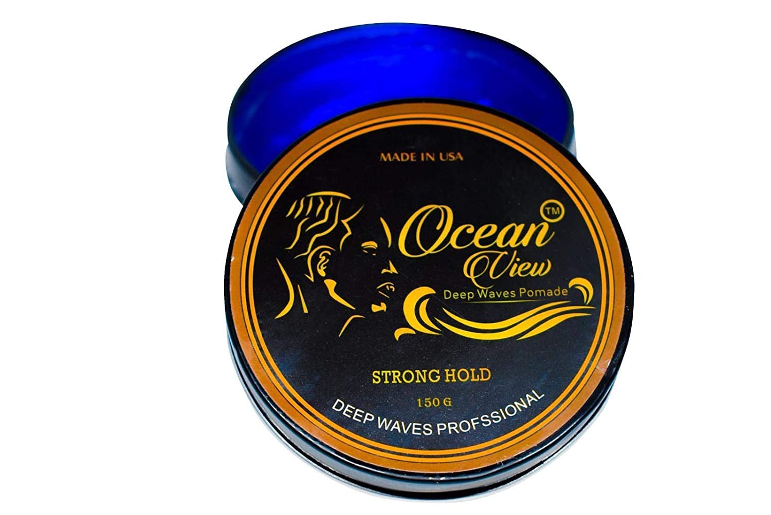 OCEAN VIEW DEEP WAVES POMADE Butter Love (grasa de ondas naturales con manteca de karité de 4 onzas) y pomada Ocean View (pomada a base de agua de 4