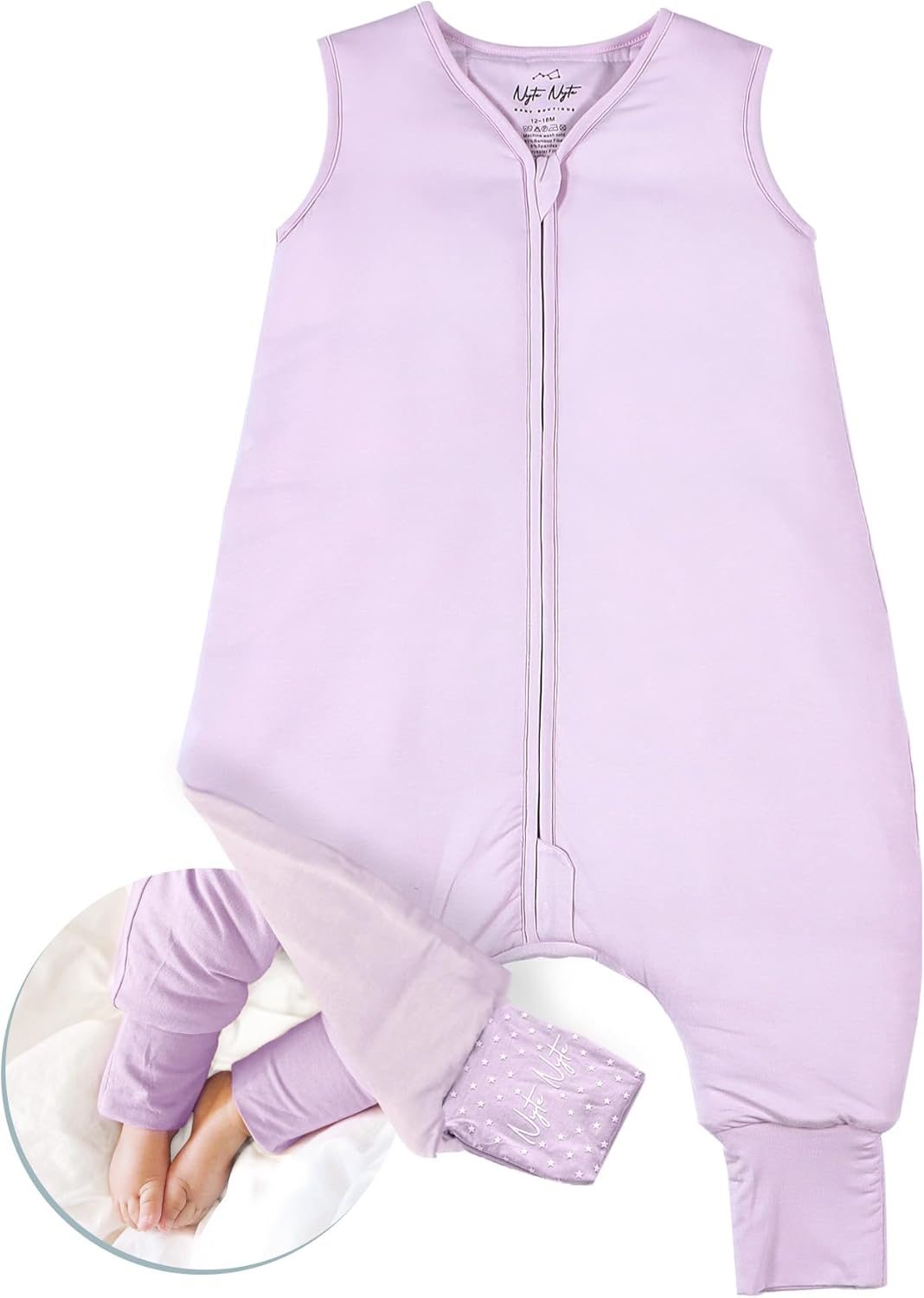 Nyte Nyte Baby – 1.-TOG Sleeveless Sleep Sack, Soft Baby & Toddler Sleeping Sack