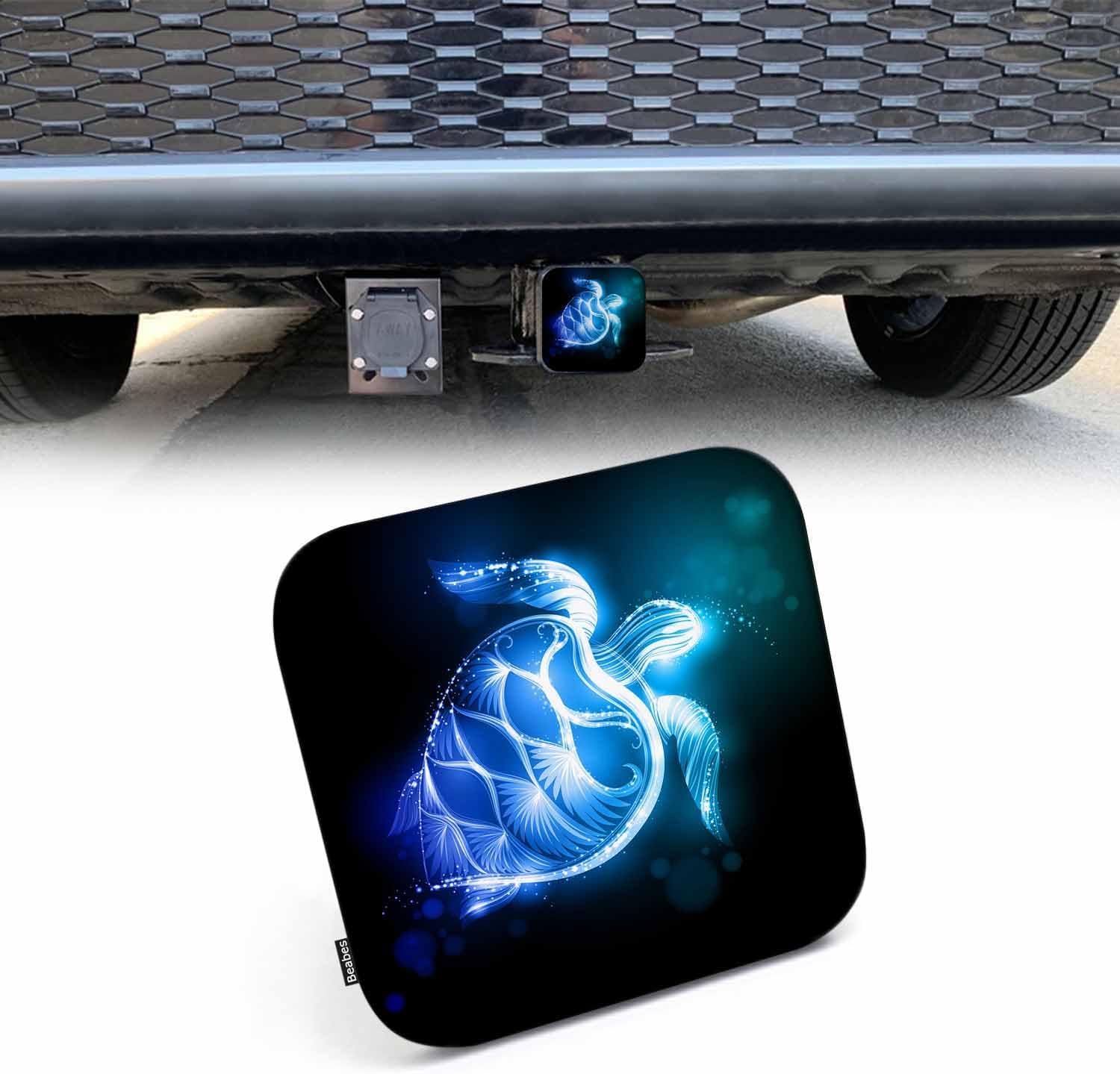 Beabes Turtle – Cubiertas para enganche de remolque de automóvil Galaxy Ocean Turtle de 2 pulgadas, cubierta de enganche para receptor de enganche
