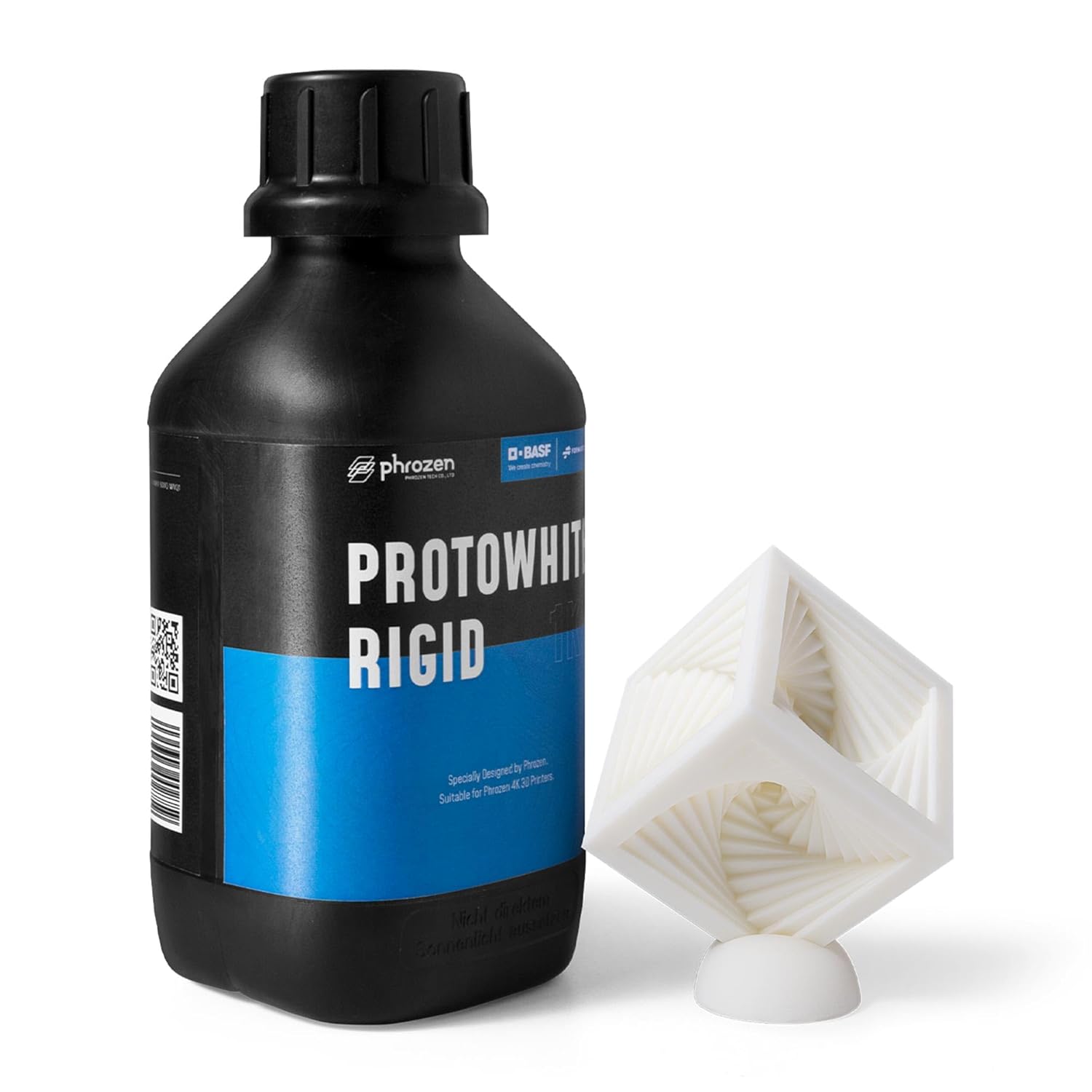 phrozen Protowhite – Resina rígida de 405 nm LCD de curado UV estándar de fotopolímero, ideal para prototipo industrial (2.2 lbs)