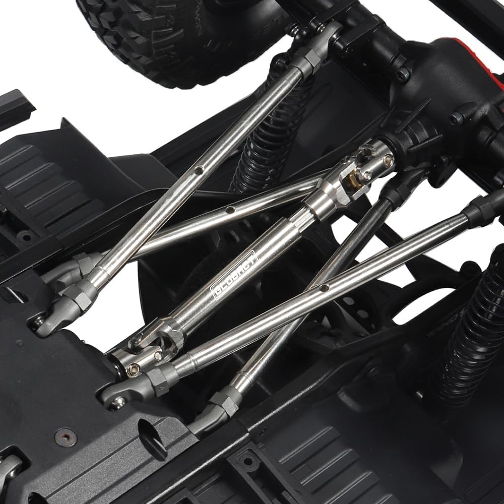 Eje de transmisión RC de acero inoxidable para 110 RC Crawler Car TRX4 Axial SCX10 Redcat Gen 8 Piezas de actualización (4.409-6.378 in)