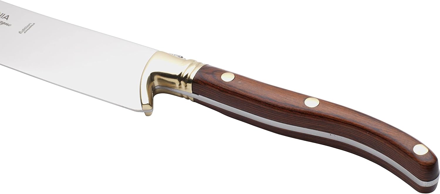 California Champagne Saber Company – Palisandro – Espada hecha a mano en estilo francés Laguiole – Empaquetada en elegante caja de madera de roble –