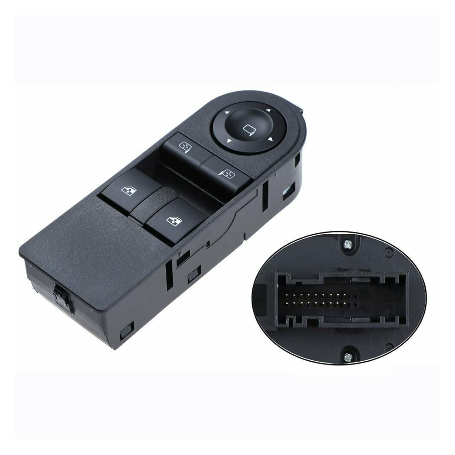 Compatible con Opel Astra H Zafira B Driver Master Interruptor de control de elevalunas eléctrico Consola de botón 13228879