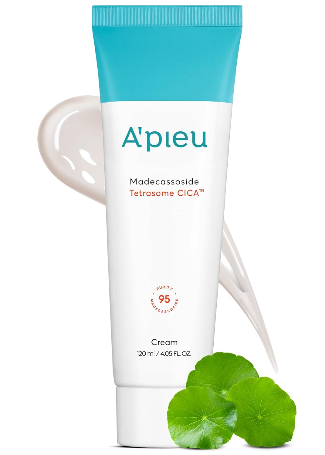 A’PIEU MADECASSOSIDE TETRASOME CICA CREAM 4.06 fl oz  4.1 fl oz  Absorción mejorada, barrera cutánea mejorada, efectos calmantes  Centella Asiatica,