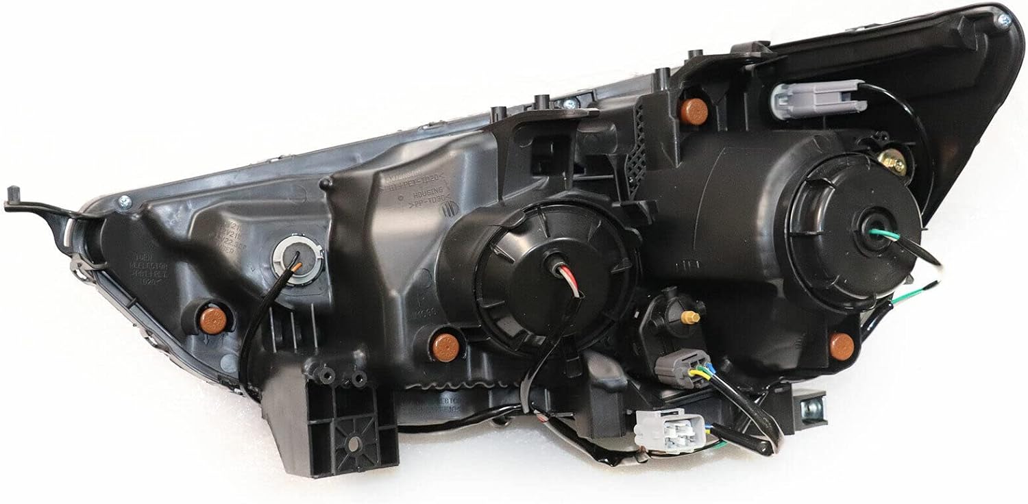 Fetcoi Lámpara halógena para faros delanteros, par de faros delanteros izquierdo y derecho para el conductor y el pasajero, repuesto para Mitsubishi