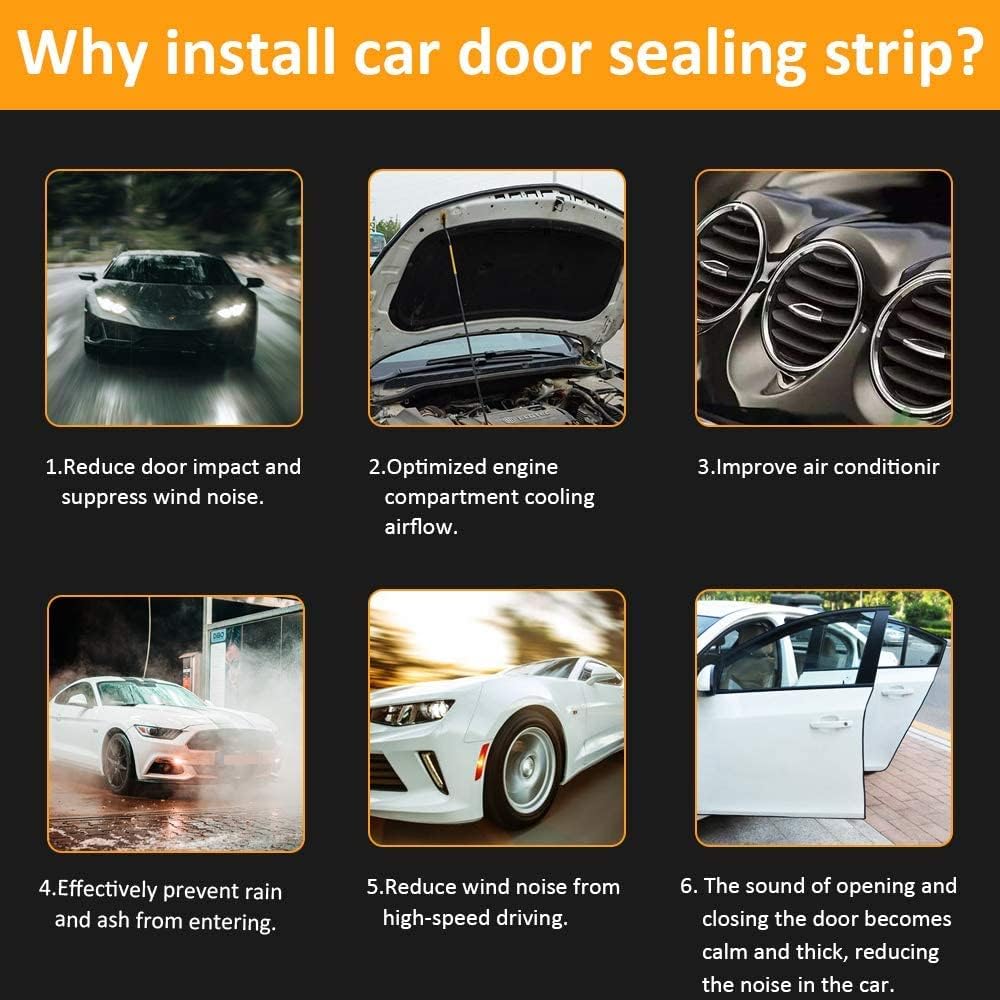 Sello de goma para puerta automotriz con bombilla lateral para automóviles, camiones, barcos, casas rodantes y aplicaciones domésticas, tiras