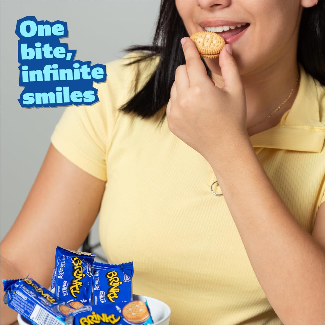 Brinky Biscuits USA, 24 galletas 12 piezas 1.16 oz (FRESA)