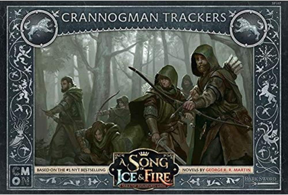 Una canción de hielo y fuego juego de miniaturas de mesa Crannogman Trackers caja de unidades  Cazadores sigilosos de las marismas! Juego de