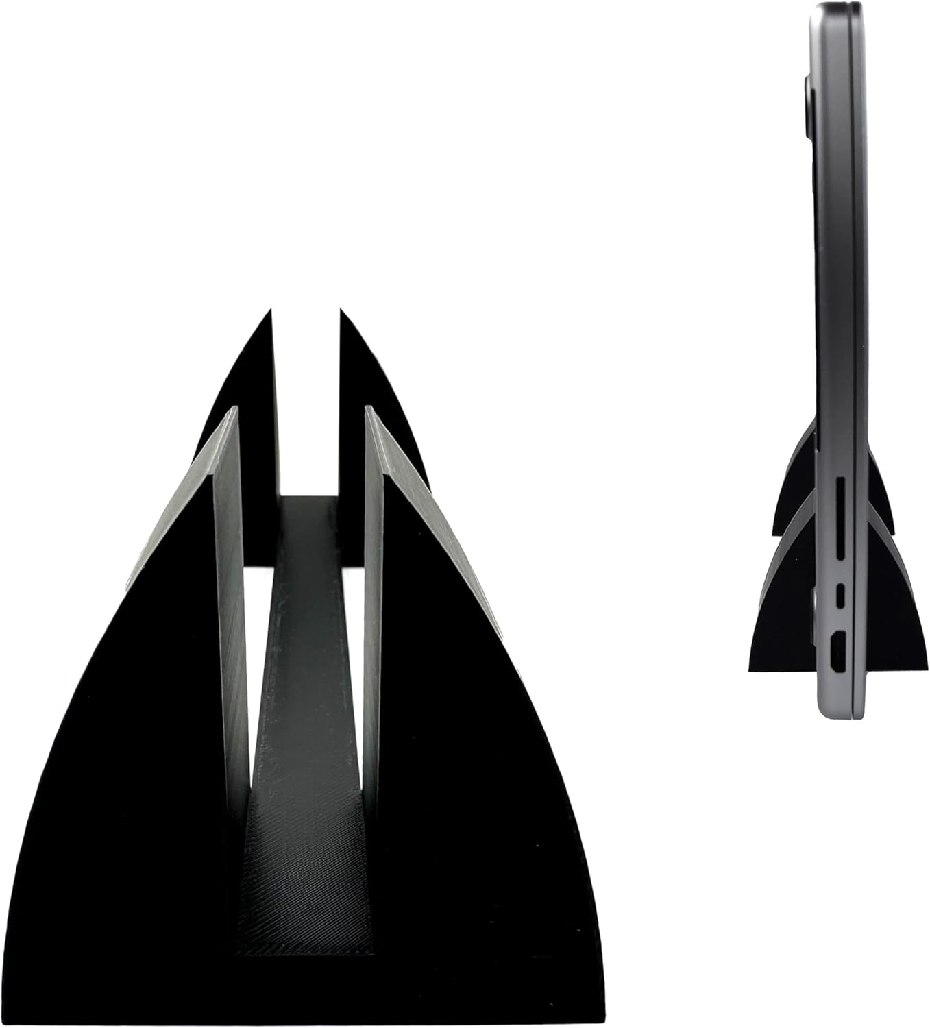 Soporte vertical gcode para laptop, compatible con MacBook, Surface, Samsung, HP, Dell, Chromebook, iPad, tableta y Kindle, elegante soporte que