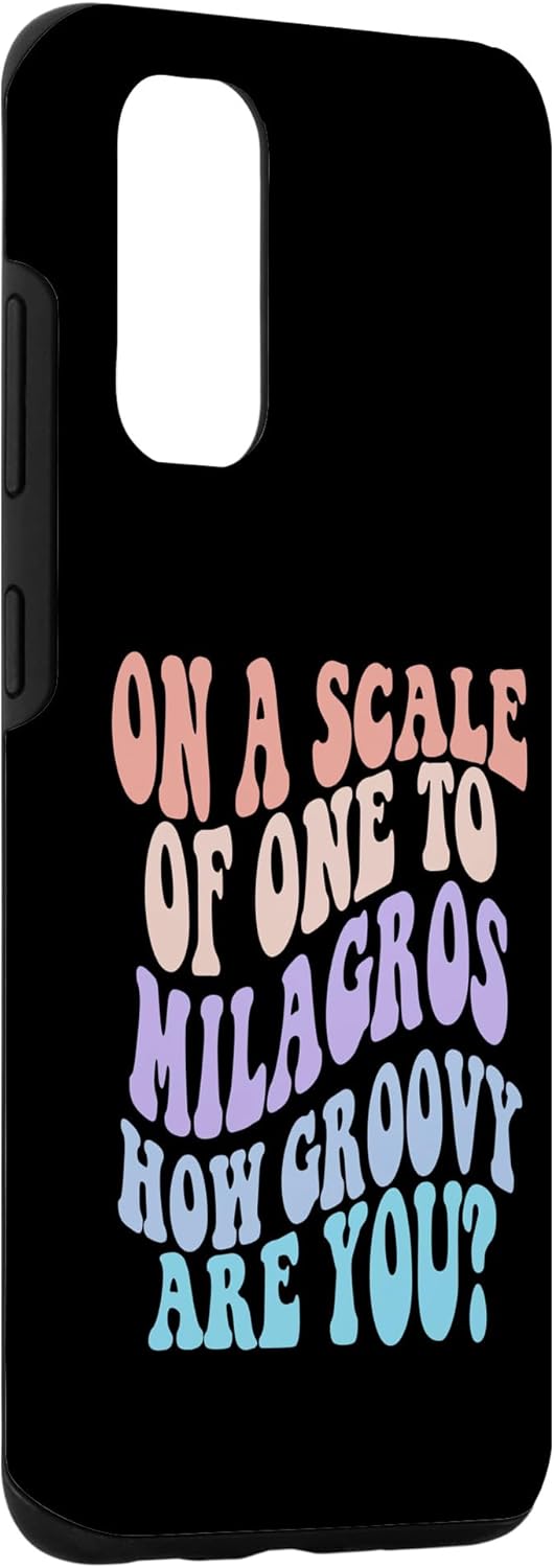 Galaxy S20 MILAGROS Cute Retro Girls Groovy MILAGROS Personalized Name Case