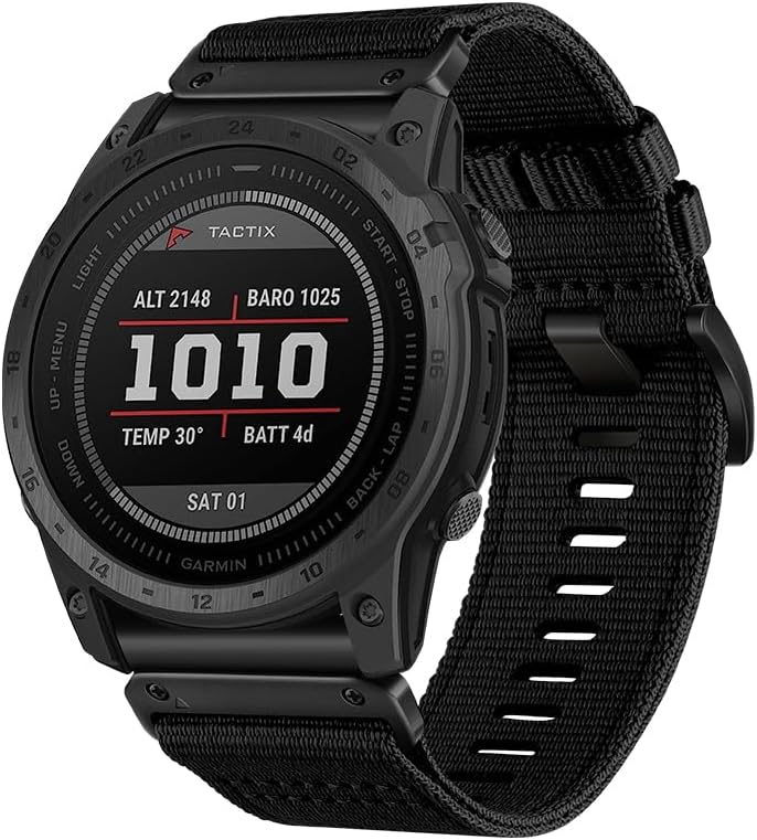 Zeit Diktator Correas de reloj Quickfit de 1.024 in compatibles con Garmin Tactix 7 ProFenix 7X Pro7X6X Pro5X pro5XDescent MK2 MK1 Tactix