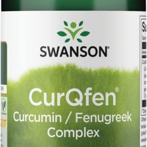 Swanson Curqfen de liberación controlada Curqfen Complejo 60 cápsulas vegetales Swanson Curqfen de liberación controlada Curqfen Complejo 60 cápsulas vegetales