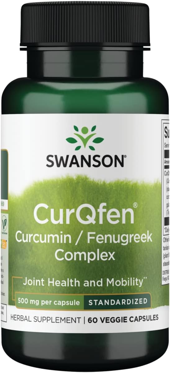Swanson Curqfen de liberación controlada Curqfen Complejo 60 cápsulas vegetales