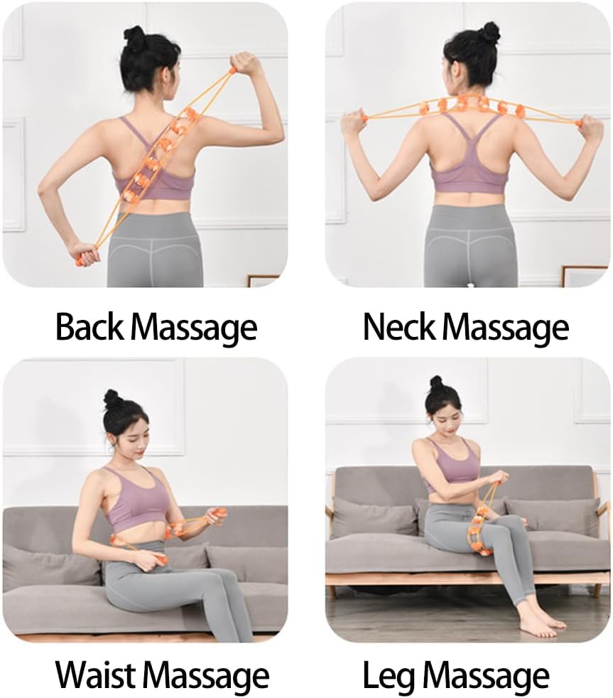 Masajeador de espalda con rodillos Masajeador Yoga Relax Masajeador Abdomen Masajeador de cintura Masajeador de piernas Masajeador de hombros