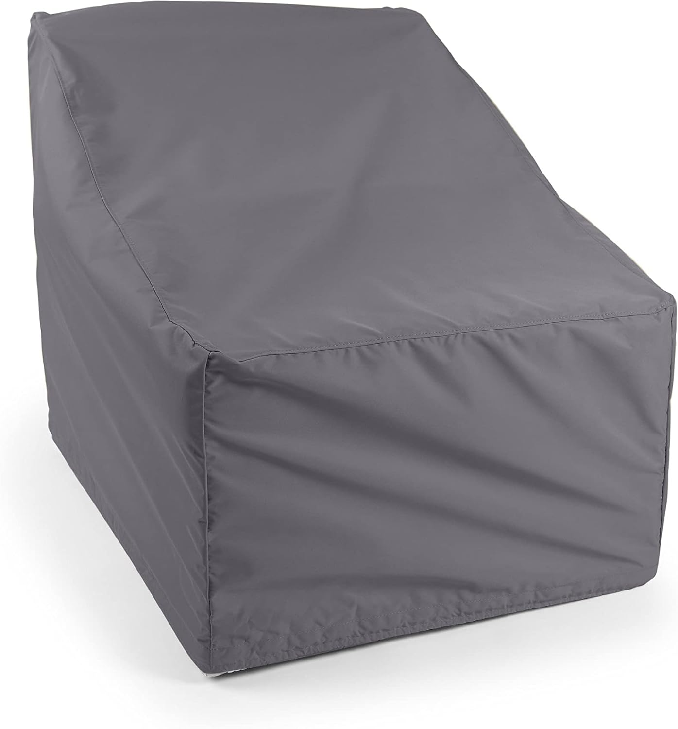 Covermates Funda para silla modular sin brazos para exteriores, poliéster resistente al agua, dobladillo con cordón, rejillas de ventilación, fundas
