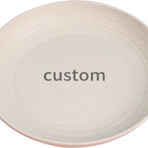 TULTU Vajilla de melamina blanca apta para lavavajillas, platos personalizados irrompibles hechos de cerámica de imitación, regalo para cocina con TULTU Vajilla de melamina blanca apta para lavavajillas, platos personalizados irrompibles hechos de cerámica de imitación, regalo para cocina con