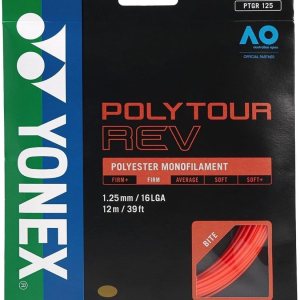 YONEX Poly Tour Rev – Juego de cuerdas de tenis YONEX Poly Tour Rev – Juego de cuerdas de tenis