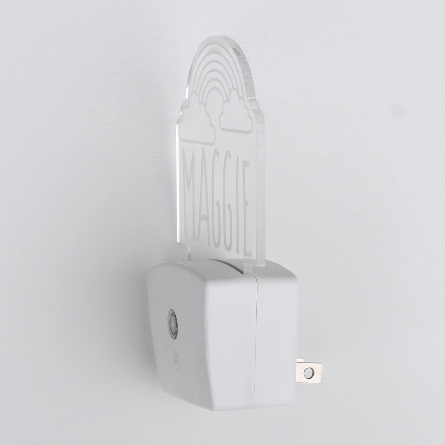MYETCHEY Luz nocturna personalizada, luz nocturna arcoíris, habitación de niñas, luz nocturna personalizada, decoración de dormitorio infantil,