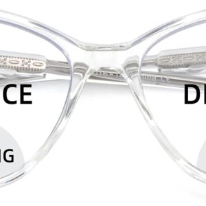 SOPHILY Cateye – Lentes de lectura bifocales para mujeres y hombres, Funky bifocales para mujer, lectores, parte superior transparente, bloqueo de SOPHILY Cateye – Lentes de lectura bifocales para mujeres y hombres, Funky bifocales para mujer, lectores, parte superior transparente, bloqueo de