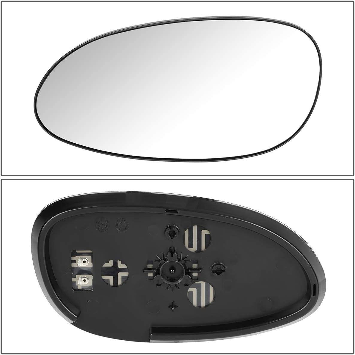 12534211 Lente de cristal de espejo calefactable izquierdo estilo conductor original compatible con Buick Century Regal Oldsmobile Intrigue 97-05