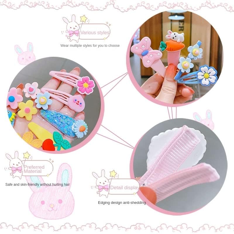 28 pinzas para el cabello de frutas arcoíris dulces, pinzas para el cabello de colores, accesorios para el cabello, horquillas para niñas, bebés,