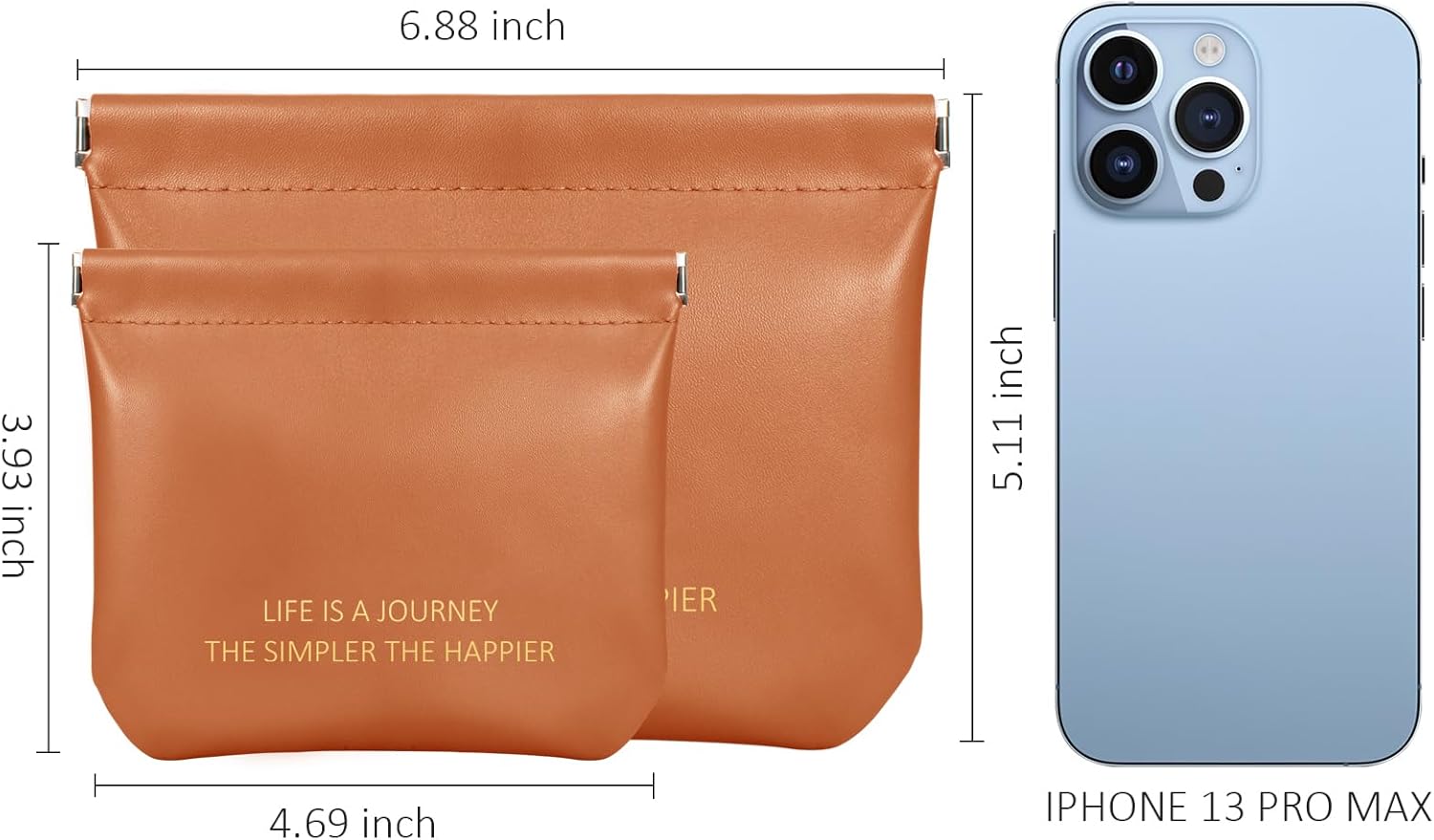 2 mini bolsas de maquillaje para bolso, bolsa de maquillaje de bolsillo pequeño, bolsa de viaje para cosméticos, bolsa de viaje impermeable, sin