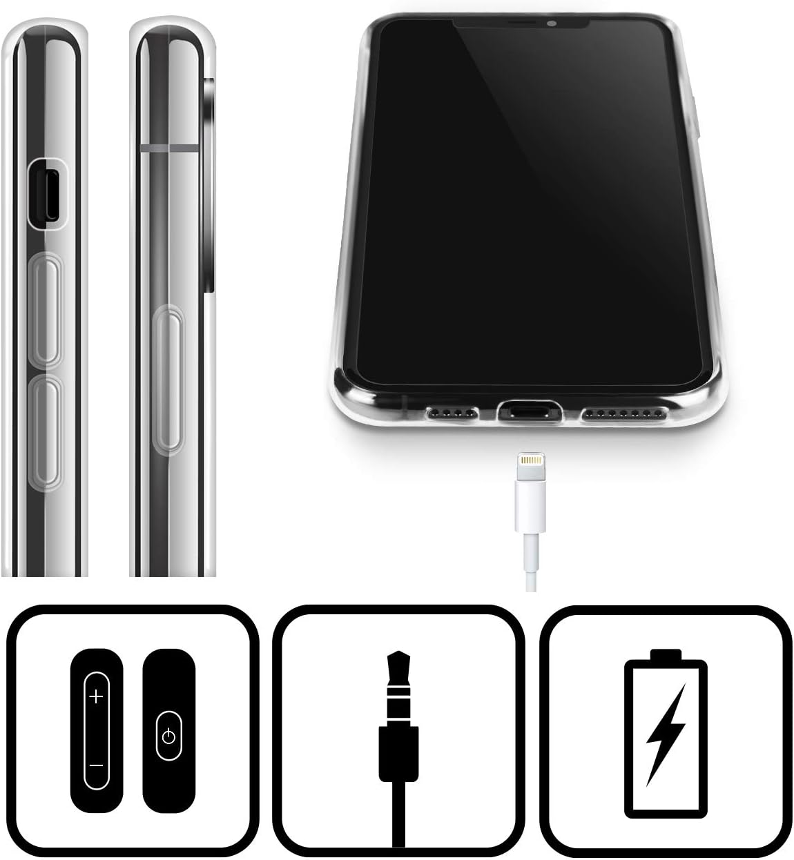 Head Case Designs Shelby GT500 – Funda de gel suave con licencia oficial para iPhone 14 de Apple