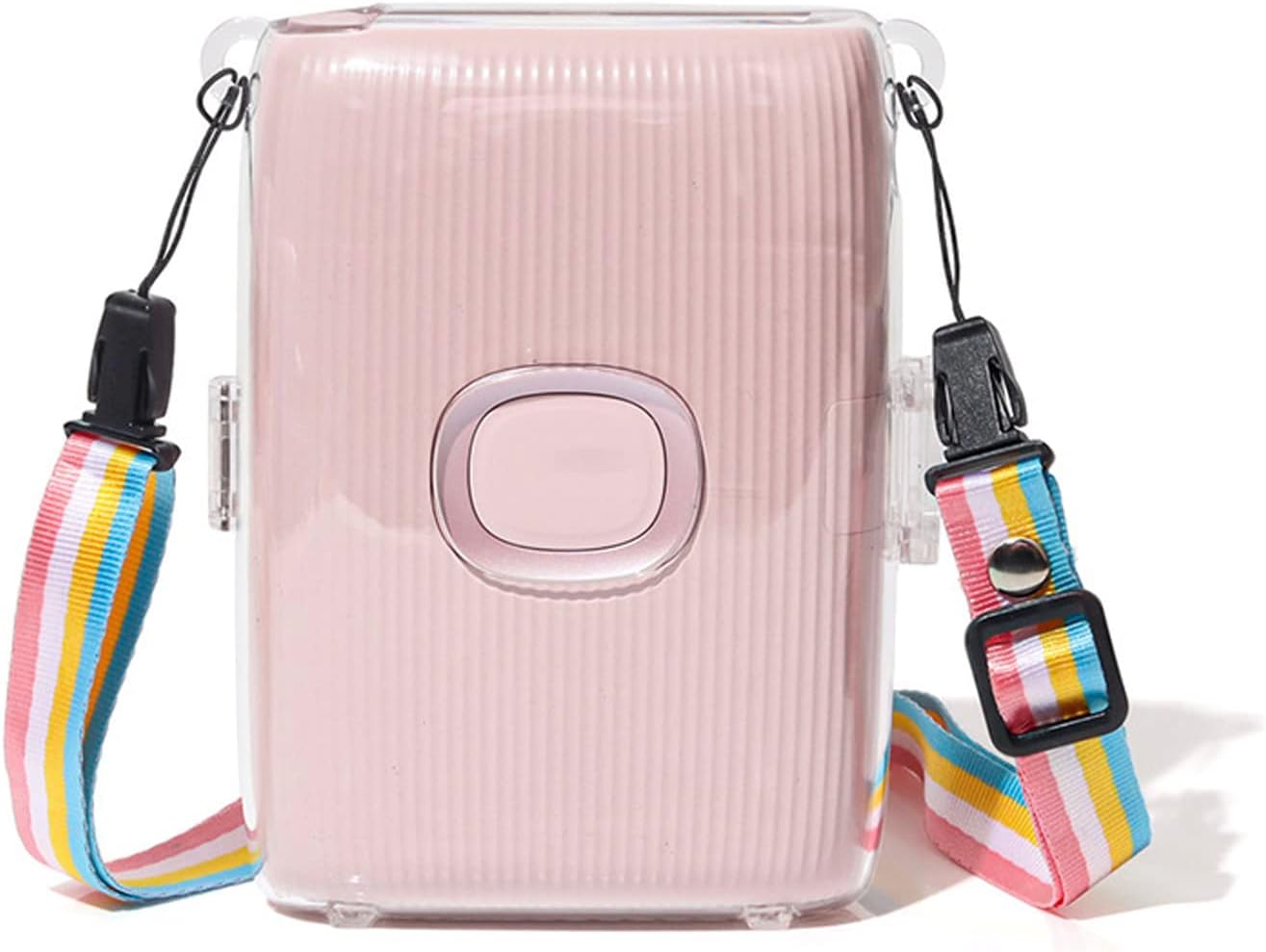 Ngaantyun Mini Link 2 Funda transparente para cámara Fujifilm Instax Mini Link 2 Smartphone Accesorios de impresora fotográfica PVC transparente