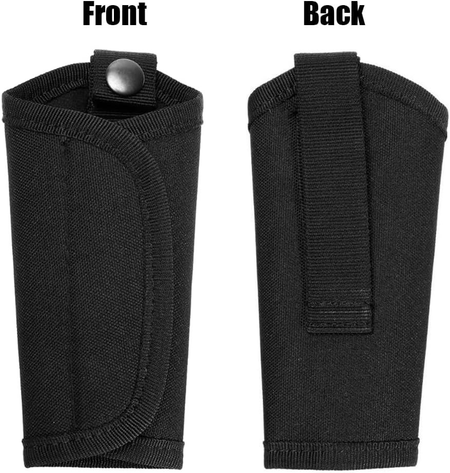 Soporte silencioso para llaves, bolsa de llaves silenciosa, bolsa portátil para llaves al aire libre con gancho y bucle para cinturón de trabajo