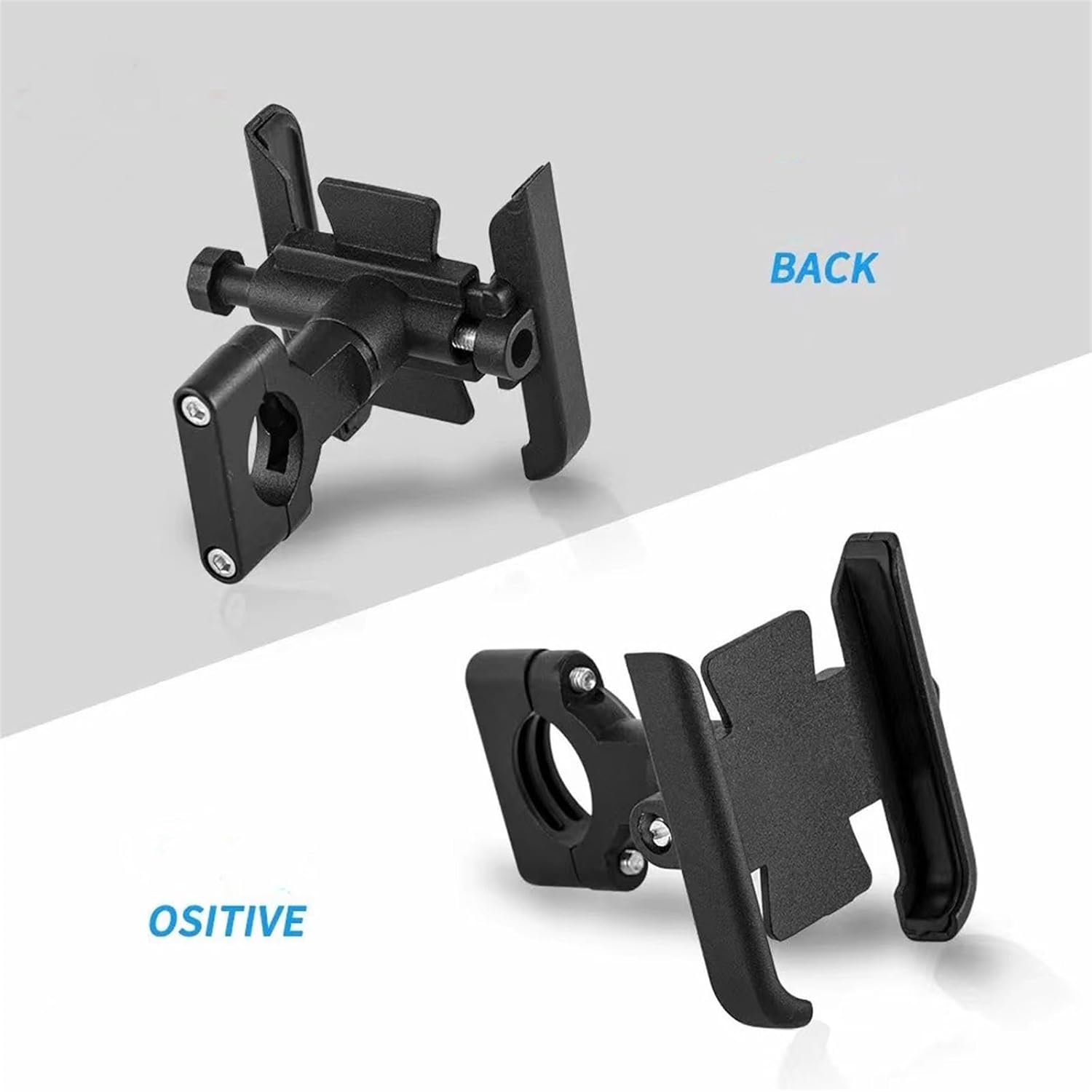 Para Ducati Scrambler 400 800 1100 Manillar Espejo Teléfono GPS Soporte Soporte de Moto Accesorios Soporte de Teléfono Móvil (Color Manillar Plata)