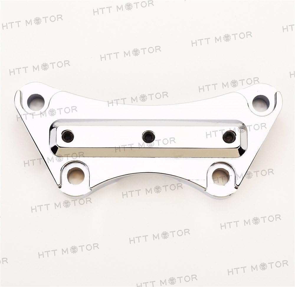 HTTMT H2314-1.25- Manillar antideslizante 1PC 1.25″ abrazadera superior compatible con 2015 y más H-D Touring Cromo