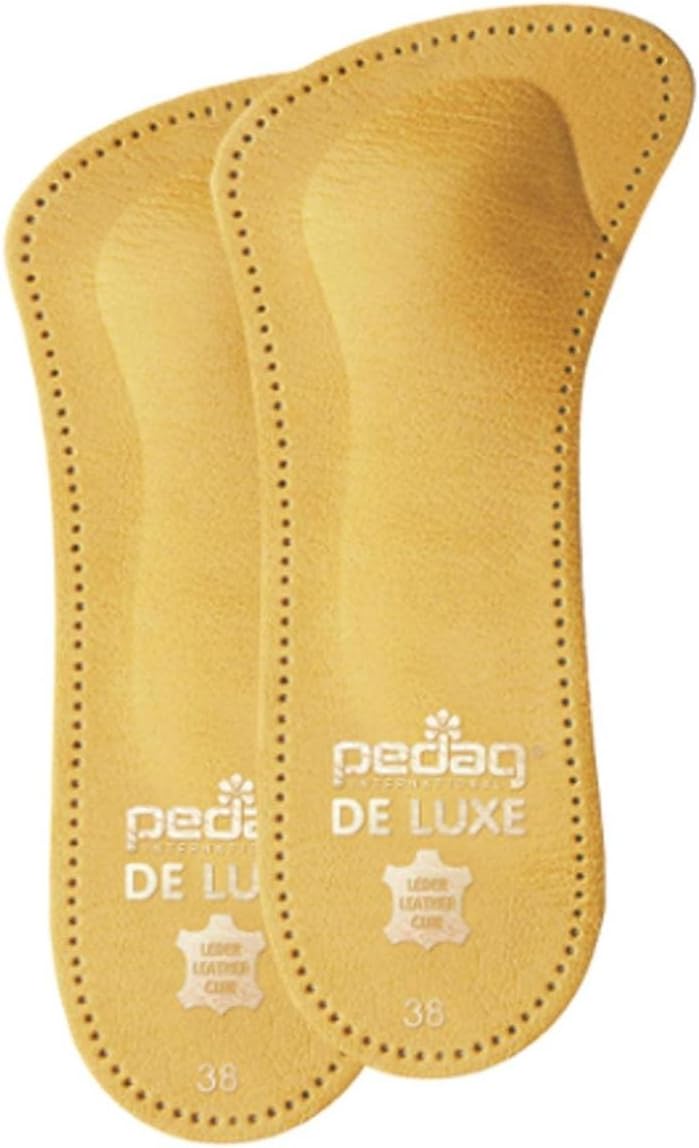 Pedag 123 De Luxe – Ortesis de piel 34 con almohadilla metatarsiana, soporte de arco longitudinal, color marrón, para mujer 6