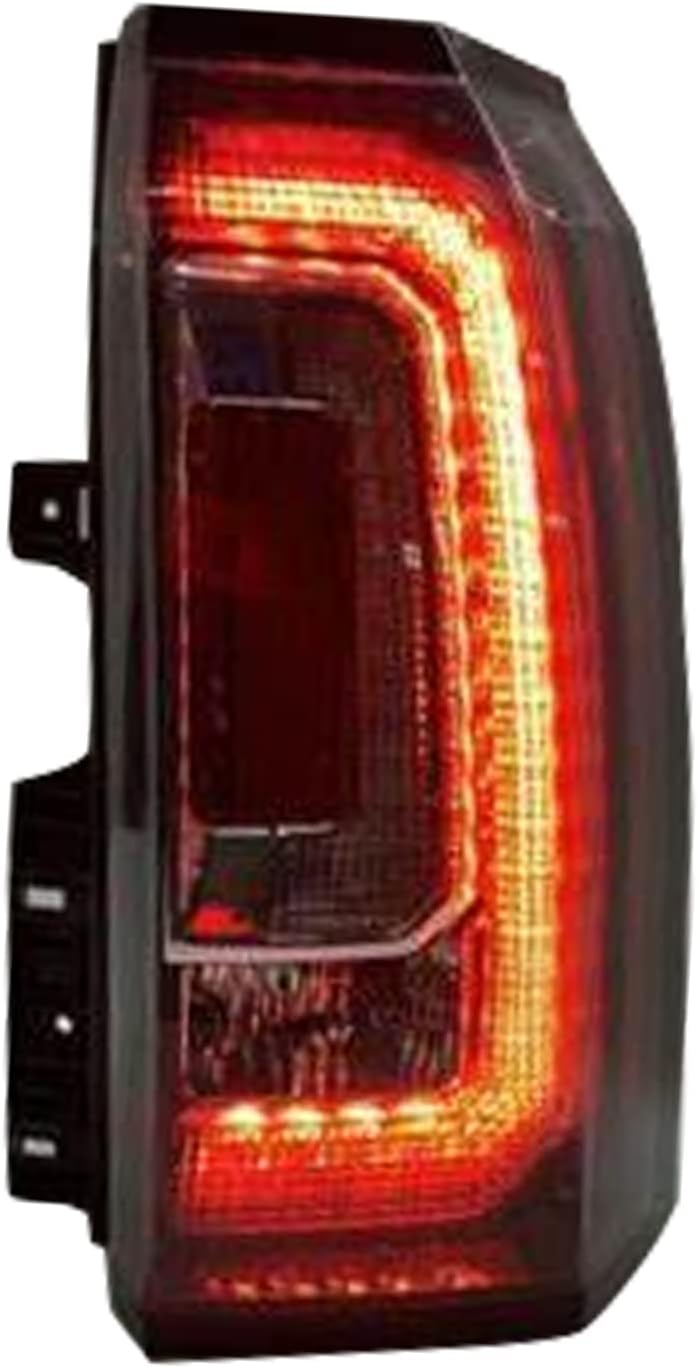 TBVECHI Conjunto de luz trasera lateral del pasajero compatible con GMC Yukon y Yukon XL 2015 2016 2017 2018 2019 2020 con lente transparente