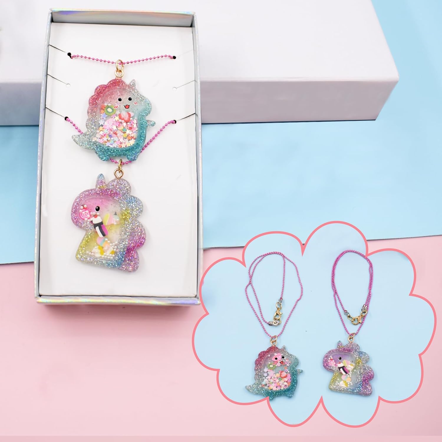 Melbelia Little Girls Jewelry Sets Kids Jewelry Beaded Necklace