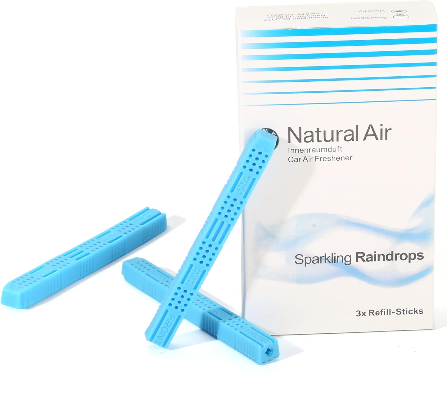 Repuesto de repuesto para ambientador natural compatible con kit de arranque de aire natural BMW (gotas de lluvia brillante)