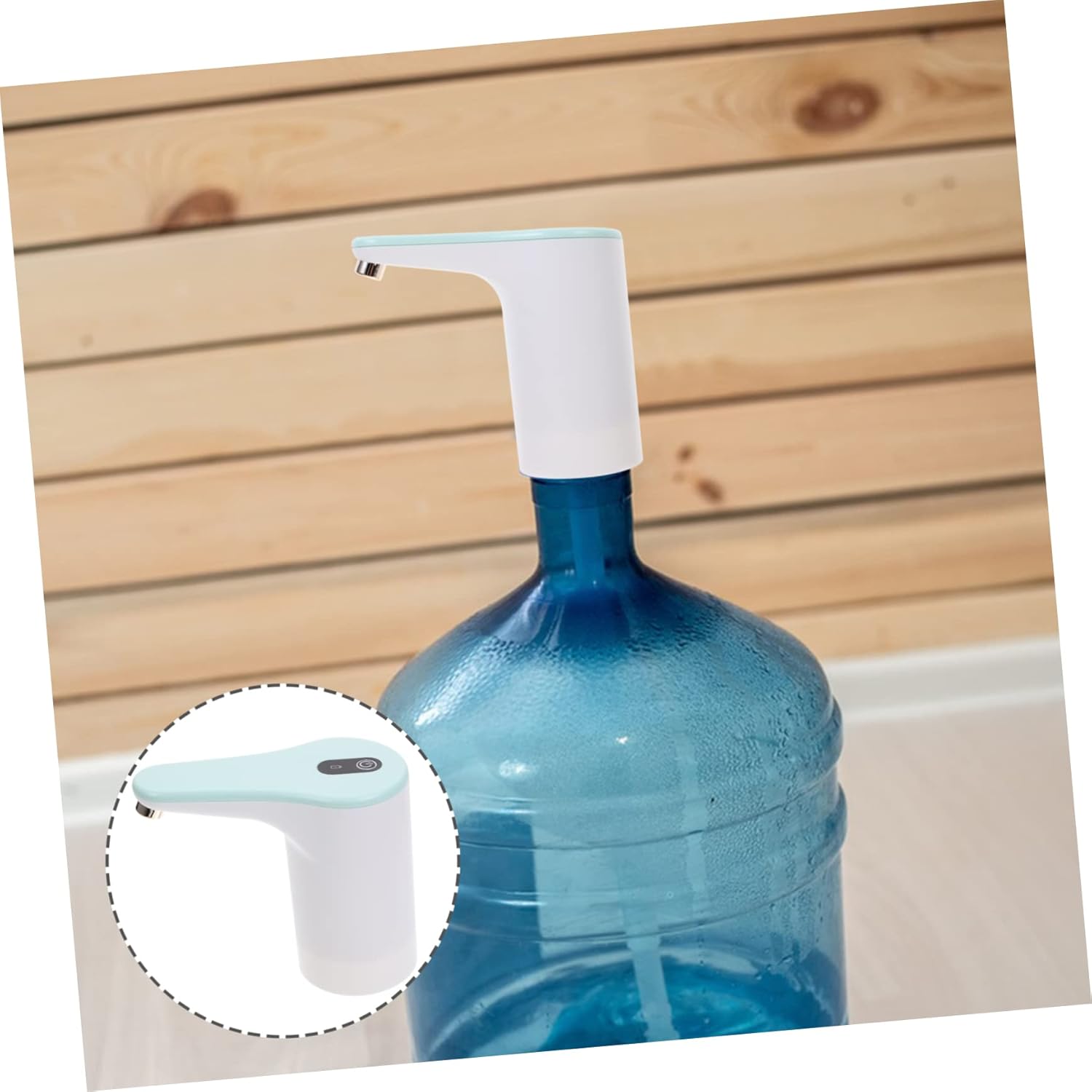 OSALADI Bomba de agua mini botella de agua, botella de agua, dispensador automático de agua de 5 galones, bomba de agua para botella de 5 galones,
