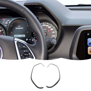 RT-TCZ Cubierta de fibra de carbono para salpicadero, marco de velocímetro, decoración interior accesorios para Chevrolet Chevy Camaro 2016-2023 RT-TCZ Cubierta de fibra de carbono para salpicadero, marco de velocímetro, decoración interior accesorios para Chevrolet Chevy Camaro 2016-2023
