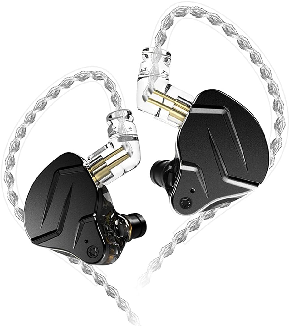 KZ ZSN Pro X Dual Driver in Ear Earphone 1BA 1DD Auriculares con cable HiFi Sport Gaming Auriculares Compatibilidad para Teléfono Computadora Tablet