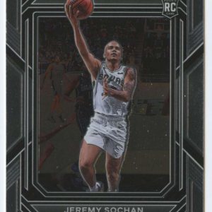 2022-23 Panini Prizm #263 Jeremy Sochan RC Rookie San Antonio Spurs NBA Basketball Trading Card 2022-23 Panini Prizm #263 Jeremy Sochan RC Rookie San Antonio Spurs NBA Basketball Trading Card