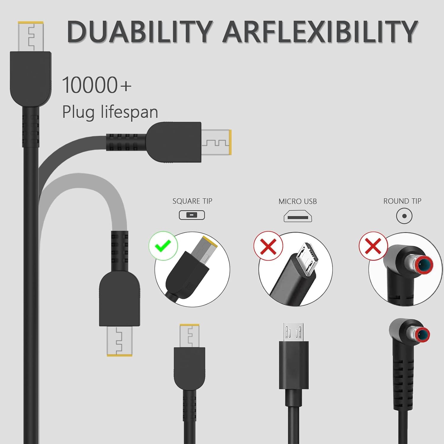 Cargador adaptador de CA de 230 W para Lenovo Legion 5, Lenovo Legion 7 5P C7 S7 Y540 Y545 Y740 Y730 Y900 Y910 Y920 Y7000 Thinkpad P1 P73 P53 P72